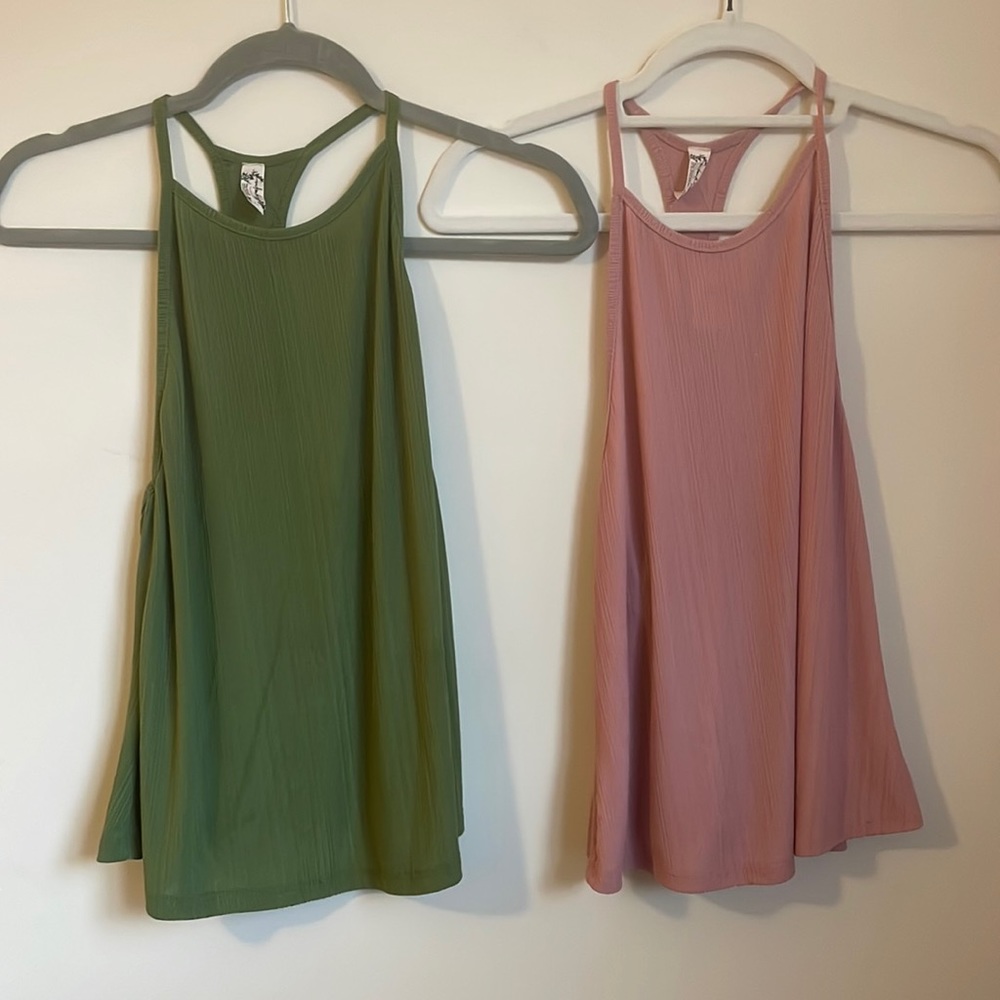 Two Free People tanks